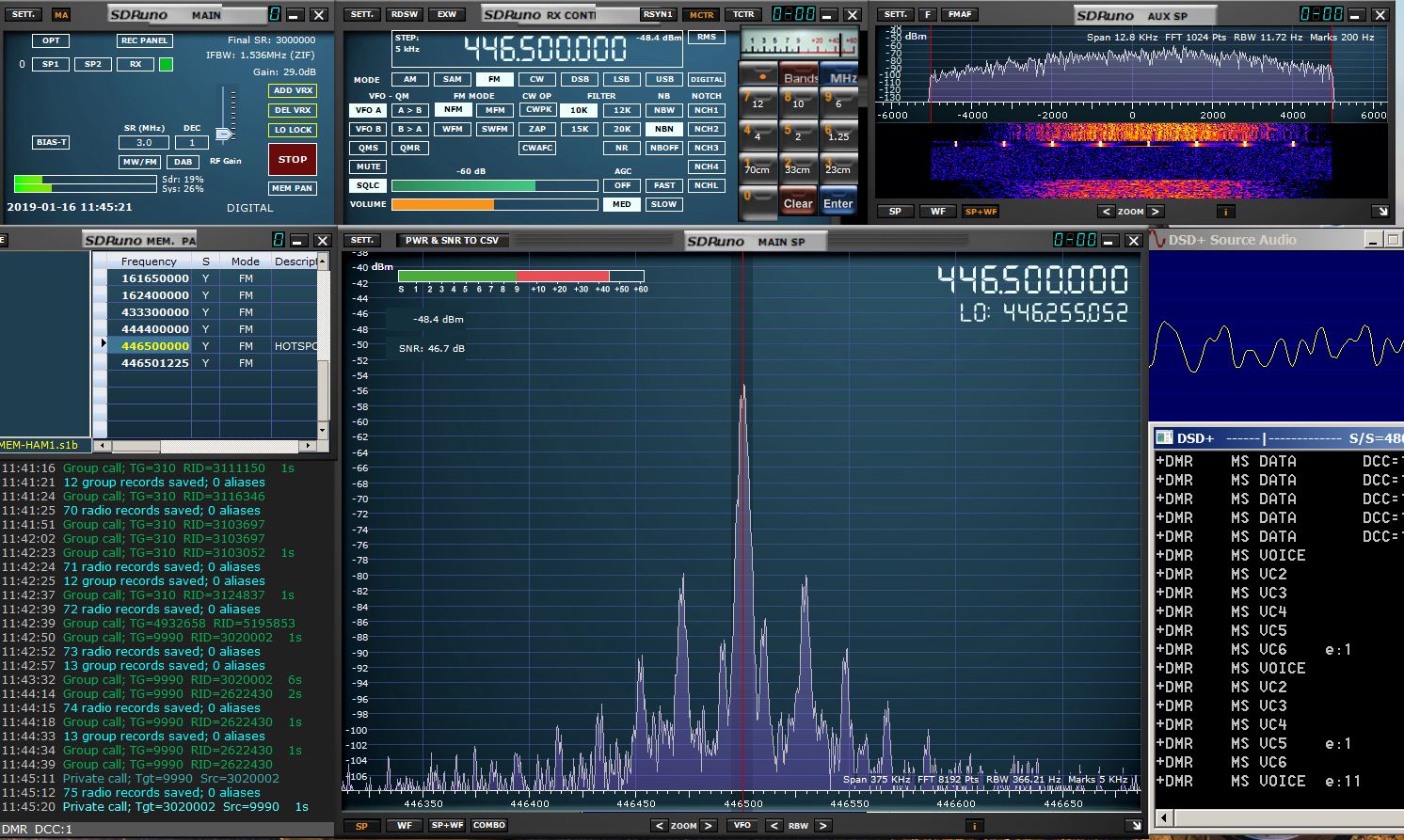 Decoding DMR with DSD+